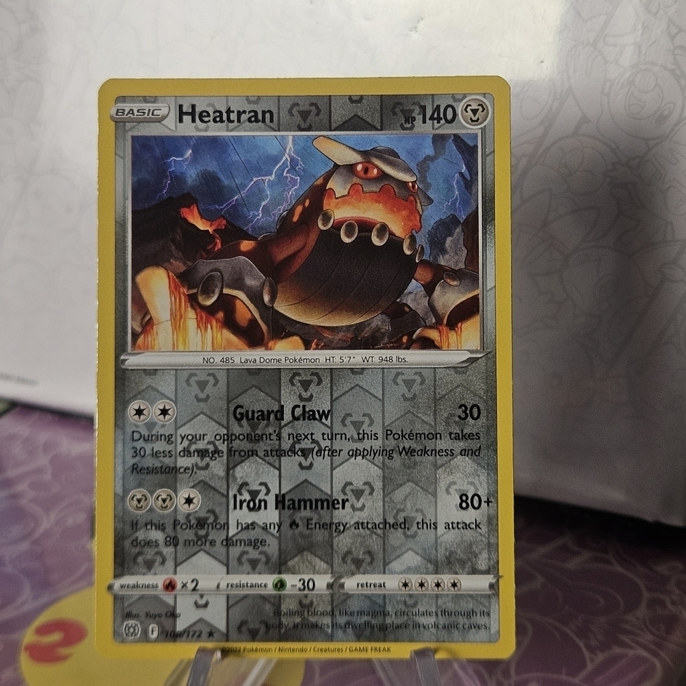 Heatran 100/172 Pokemon TCG Reverse Holo Rare